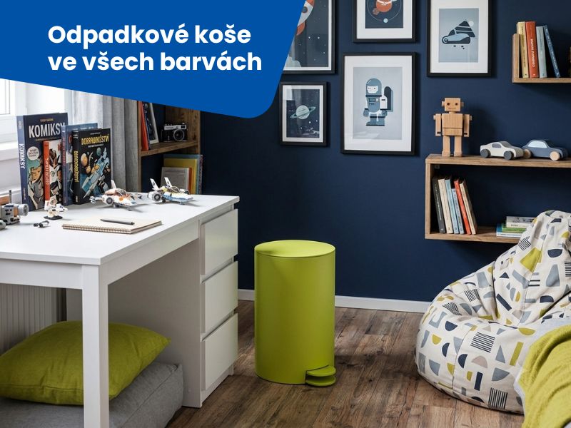 odpadkové koše do dětského pokojíčku